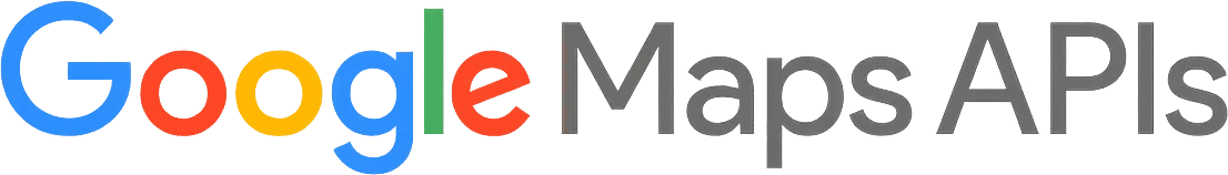 Google Maps API logo representing address lookup integration at checkout.