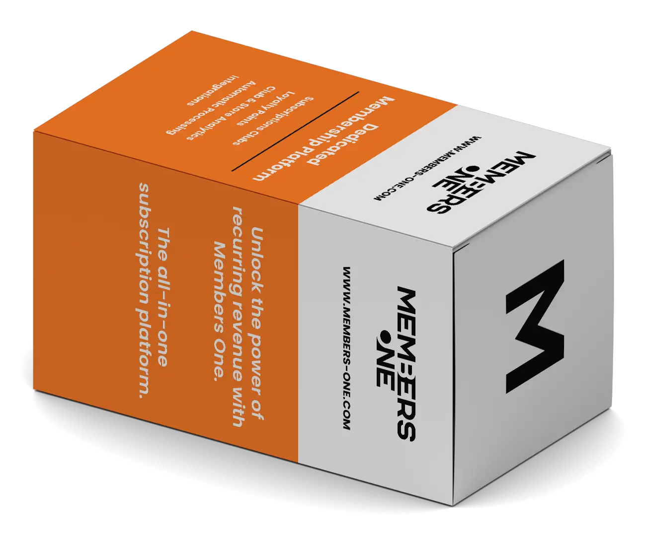 Members One Box graphic displaying Members One information along the side