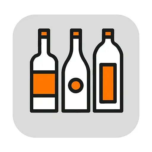 Members One Illustration of three wine bottles representing subscription clubs